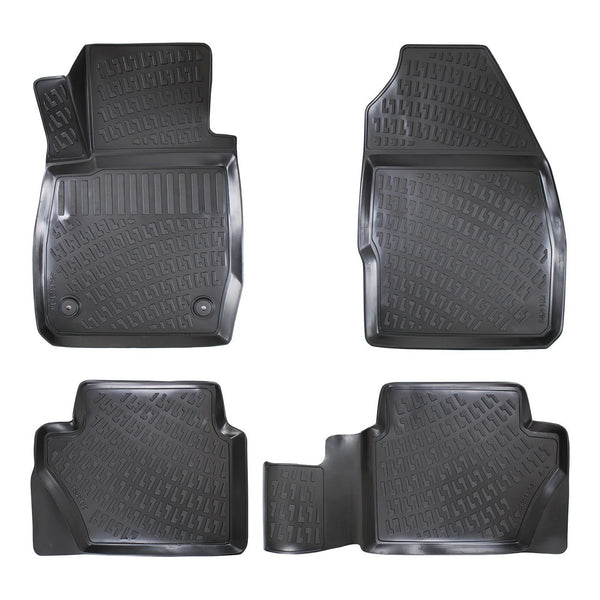 3D Auto Gummimatten & Kofferraumwanne Set für Ford Fiesta Baujahr 2017-2022