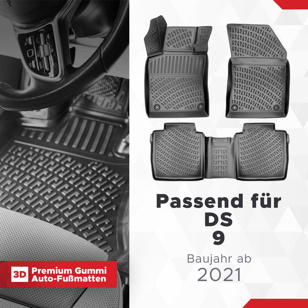 3D Auto Fussmatten für DS 9 2021-2026