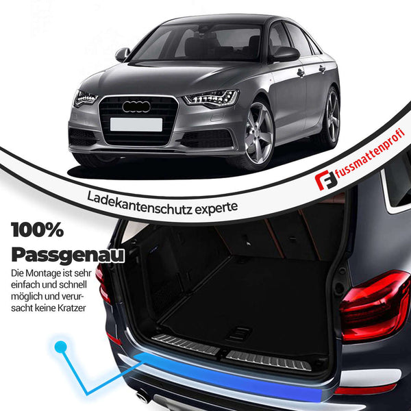 ABS Kunststoff Ladekantenschutz mit Abkantung Passend für Audi A3 Sportback Baujahr ab 2015