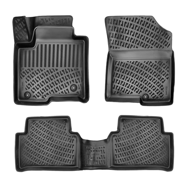 3D Auto Fussmatten Set passend für KIA SORENTO (5 Sitz) Baujahr ab 2021