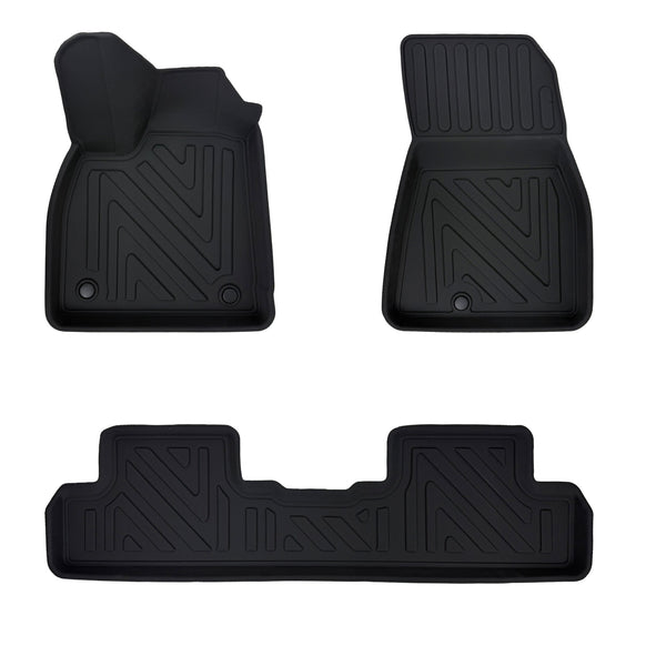 3D Auto Fussmatten für Renault 5 E-Tech (R5) 2024-2027 Carbon-Optik