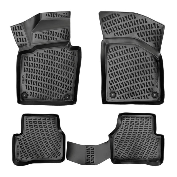 3D Fussmatten passend für Volkswagen Tiguan I (1.Gen) 2007-2017