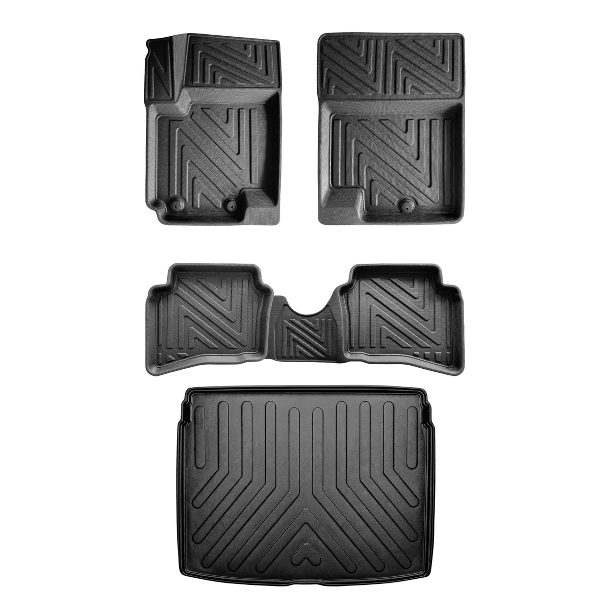 3D Auto Gummimatten & Kofferraumwanne für Ford Fiesta (7.Gen) 2008-2017