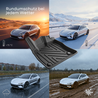 3D Fußmatten für Opel Combo | 2019 - 2026 | Carbonfaser-Optik