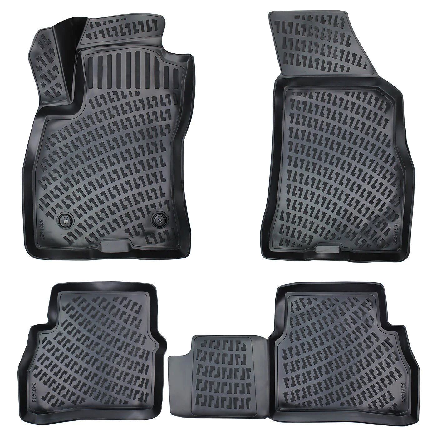 3D Auto Fussmatten für Fiat Doblo (2.Gen) 2010-2022