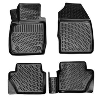 3D Auto Gummimatten & Kofferraumwanne Set für Ford Fiesta Baujahr 2009-2017