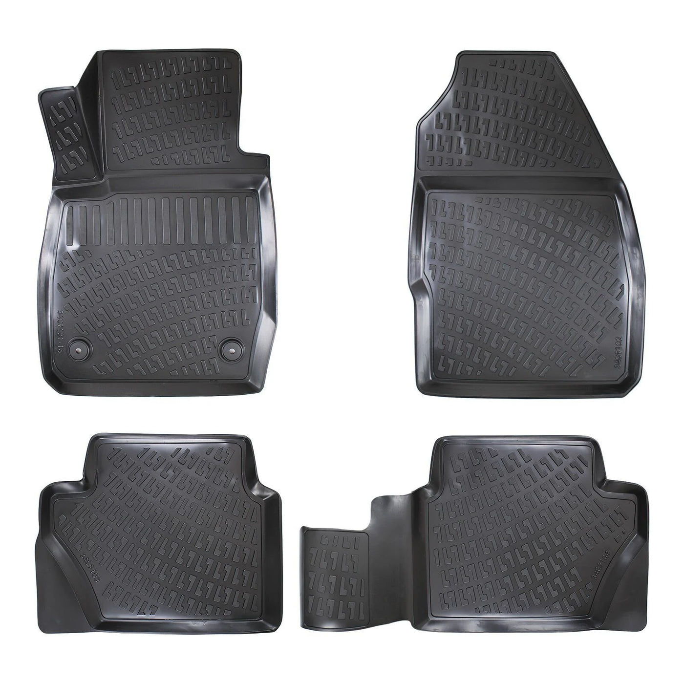 3D Auto Gummimatten & Kofferraumwanne Set für Ford Fiesta Baujahr 2017-2022
