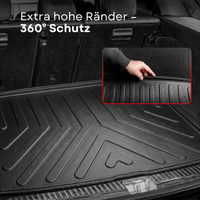 3D Kofferraummatte passend für VW Passat B7 Variant Baujahr 2010-2015