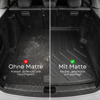 3D Kofferraummatte passend für VW Passat B7 Variant Baujahr 2010-2015