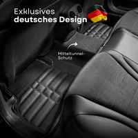 5D Premium Auto Fussmatten TPE Set passend für Tesla Model 3 Baujahr ab 2017