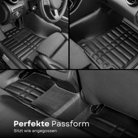 5D Premium Auto Fussmatten TPE Set passend für Tesla Model 3 Baujahr ab 2017