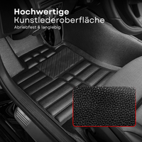 5D Premium Auto Fussmatten TPE Set passend für Tesla Model 3 Baujahr ab 2017