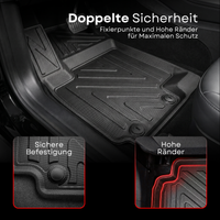 3D Auto Gummimatten & Kofferraumwanne passend für Skoda Elroq 2024-2026