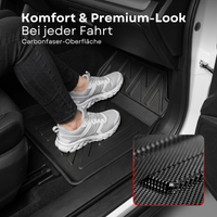 3D Auto Gummimatten & Kofferraumwanne passend für Skoda Elroq 2024-2026