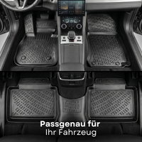 3D Auto Gummimatten & Kofferraumwanne Set für Ford Fiesta Baujahr 2017-2022