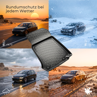 3D Auto Gummimatten & Kofferraumwanne Set für Ford Fiesta Baujahr 2017-2022