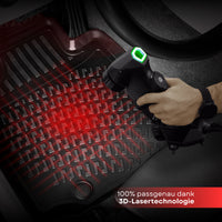 3D Premium Gummi Auto Fussmatten Set Passend für Citroen Nemo Baujahr 2008-2015