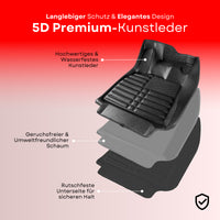 5D Premium Auto Fussmatten TPE Set passend für Mitsubishi Eclipse Cross Baujahr 2017-2021