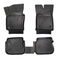 3D Auto Fussmatten für VW Caddy 2004-2020 Carbon-Optik