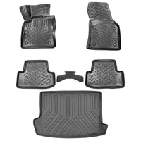 3D Auto Gummimatten & Kofferraumwanne Set für VW T-ROC Baujahr ab 2017