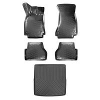 3D Auto Gummimatten & Kofferraumwanne Set für Audi A4 B8 2008-2016