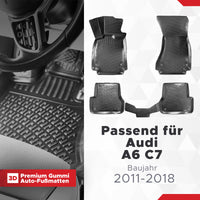 3D Auto Fussmatten für Audi A6 (C7) 2011-2018