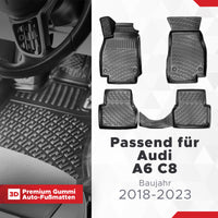 3D Auto Fussmatten für Audi A6 (C8) 2018-2025