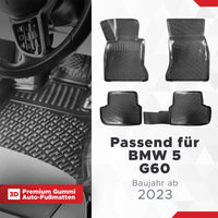 3D Auto Fussmatten für BMW 5 (G60) 2023-2026