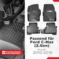 3D Auto Fussmatten für Ford C-Max (2.Gen) 2010-2019