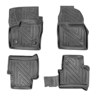 3D Auto Fussmatten für Ford C-Max (2.Gen) 2010-2019 Carbon-Optik