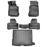 3D Auto Gummimatten & Kofferraumwanne Set für Mercedes GLC X253 Baujahr 2015-2022