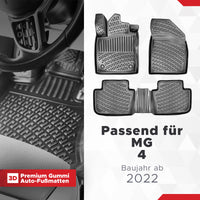 3D Auto Fussmatten für MG 4 Elektro 2022-2026
