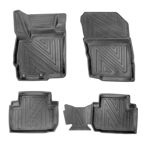 3D Auto Fussmatten für Mitsubishi Outlander Sport 2010-2022 Carbon-Optik