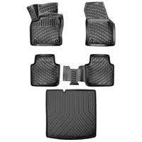 3D Auto Gummimatten & Kofferraumwanne Set für Skoda ENYAQ Baujahr ab 2020
