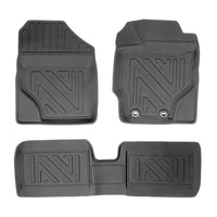 3D Auto Fussmatten für Toyota Yaris (3.Gen) 2011-2020 Carbon-Optik
