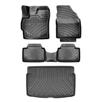 3D Auto Gummimatten & Kofferraumwanne Set für Toyota Yaris (4.Gen) Baujahr ab 2020