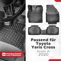 3D Auto Fussmatten für Toyota Yaris Cross 2021-2026