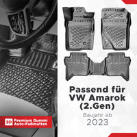 3D Auto Fussmatten für VW Amarok (2.Gen) 2023-2026