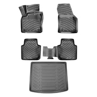 3D Auto Gummimatten & Kofferraumwanne Set für VW Tiguan ALLSPACE Baujahr ab 2016
