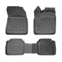 3D Auto Fussmatten für Nissan X-Trail T33 2022-2026 Carbon-Optik