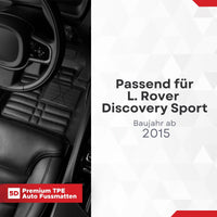 5D Premium Auto Fussmatten für Land Rover Discovery Sport 2015-2026 Facelift