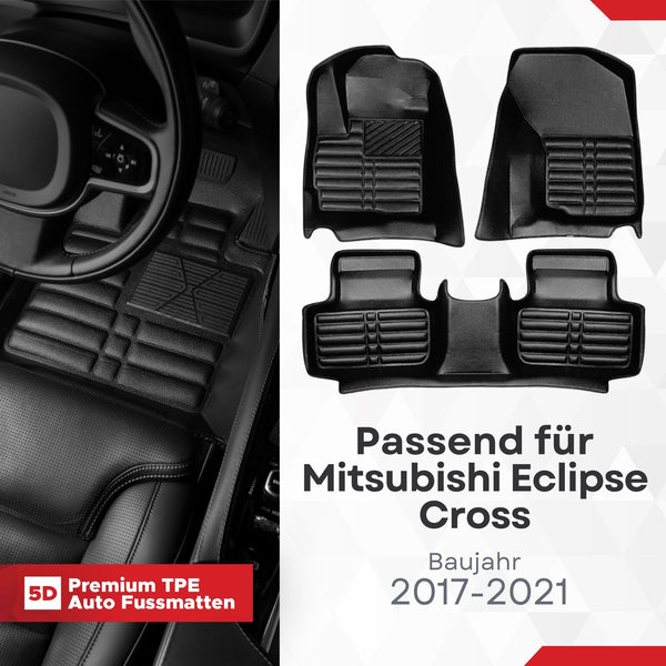 5D Premium Auto Fussmatten für Mitsubishi Eclipse Cross 2017-2021