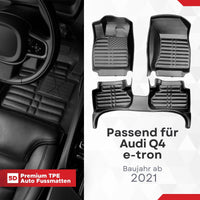 5D Premium Auto Fussmatten für Audi Q4 e-tron 2021-2026