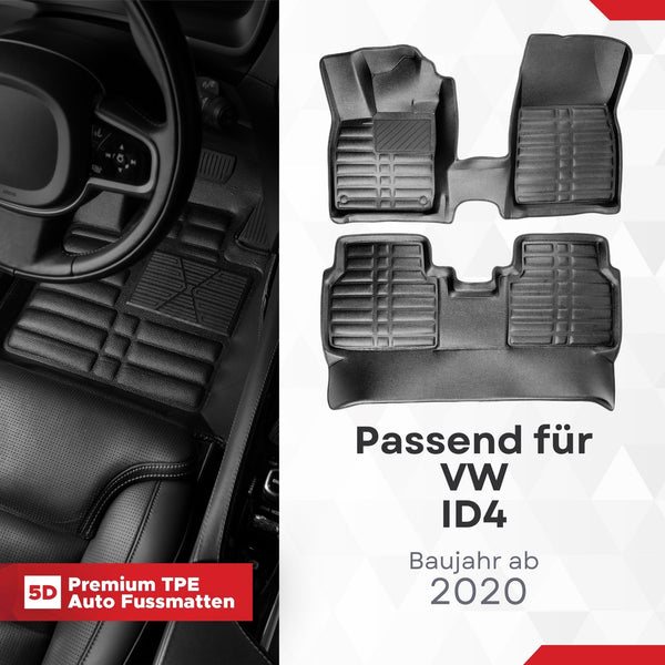 5D Premium Auto Fussmatten für VW ID.4 2020-2026