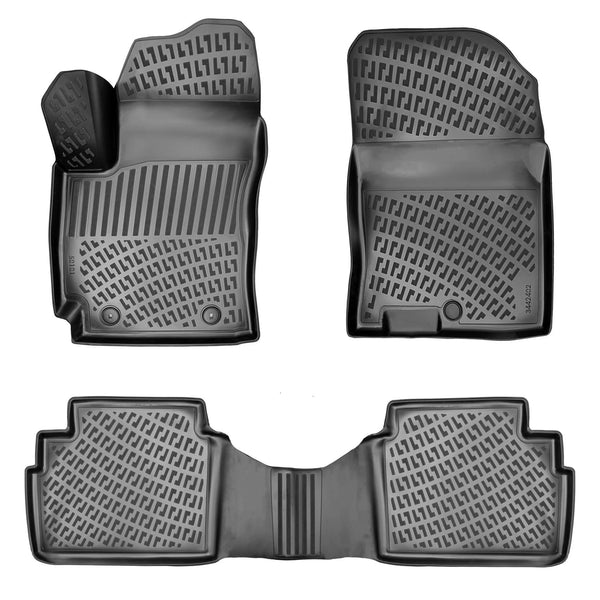 3D Auto Gummimatten & Kofferraumwanne Set für Hyundai KONA Baujahr ab 2023