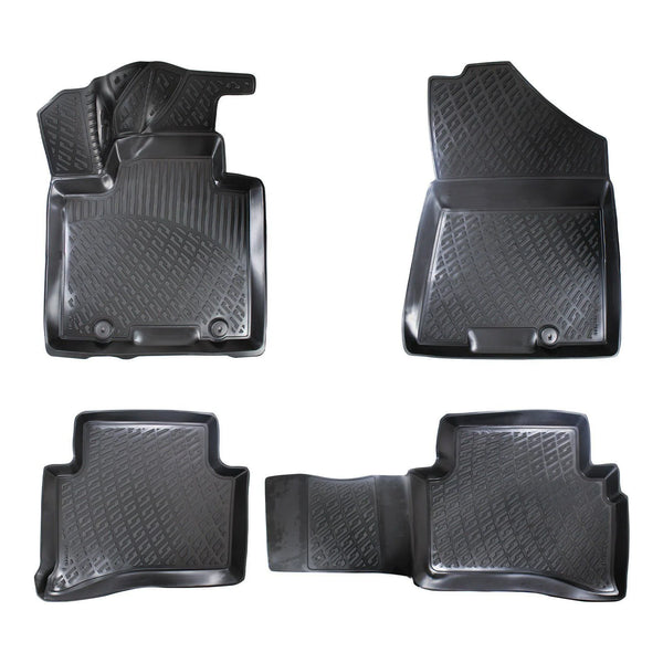 3D Premium Gummi Auto Fussmatten Set Passend für Hyundai Tucson (2.Gen) Baujahr 2009-2015