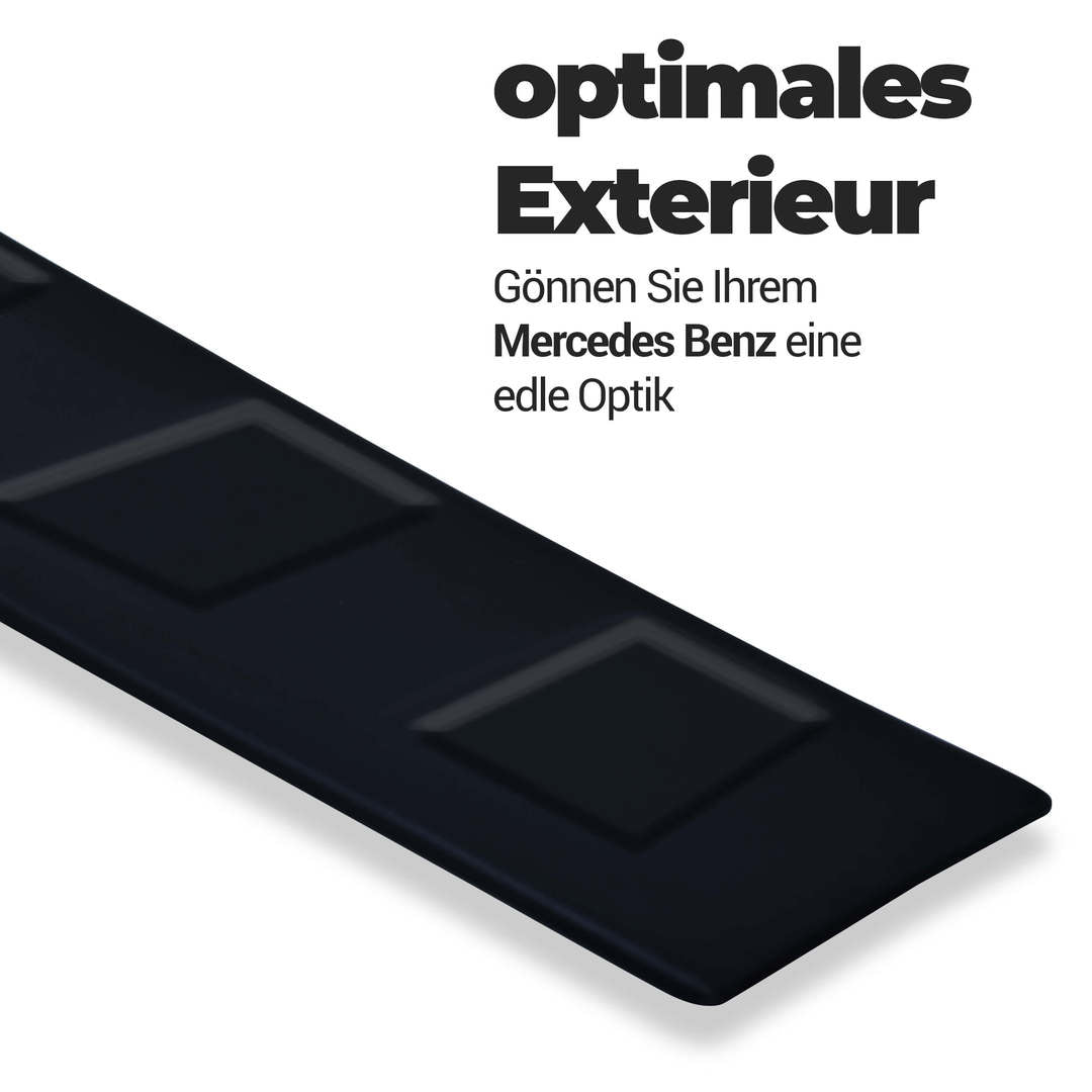 Gepäckschwelle Innenschutz aus ABS Kunststoff in schwarz Passend für Nissan Qashqai Bj 2007-2013
