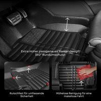 5D Premium Auto Fussmatten TPE Set passend für Kia Picanto Baujahr ab 2017