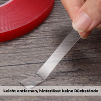 VHB Doppelseitiges Transparentband unsichtbares Klebeband Für Innen- & Außenbereich 10mm x 33m