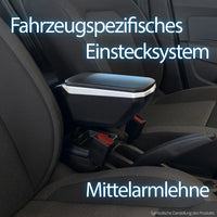 Mittelarmlehne Armauflage GRAU Passend für Dacia Duster Baujahr 2009-2018